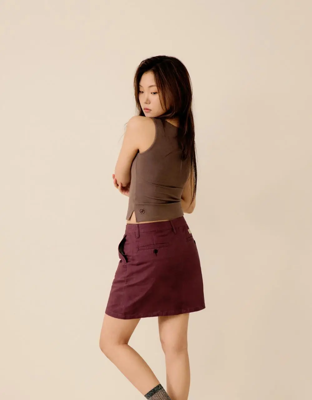 [류혜영 PICK] 마른파이브 날마다 브라탑 보트넥 슬릿 5colors (M~XL) 상세페이지 32
